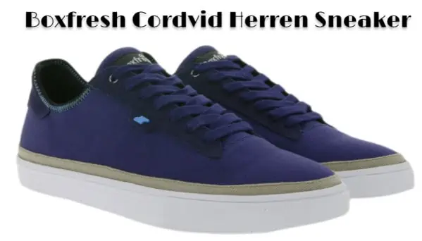 Boxfresh Cordvid Herren Sneaker (Gr. 41 bis 44) für 29,99 € inkl. Versand (statt 48,99 €)
