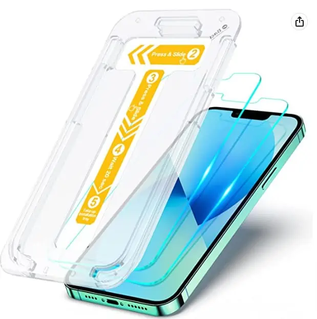 CIRYCASE [2 Stück] Schutzfolie Kompatibel mit iPhone 13/13 Pro 6,1 Zoll für 3,99 € inkl. Versand (statt 5,99 €)