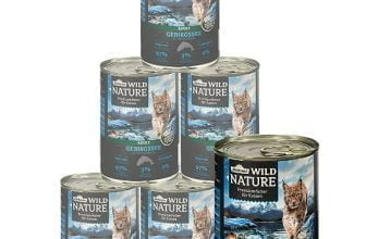 Dehner Wild Nature Katzenfutter Adult Gebirgssee Lachs Forelle 6 x 400 g 2 4 kg Amazon de Haustier