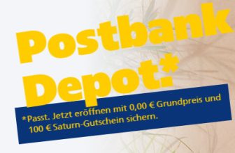 Depot eroeffnen Postbank