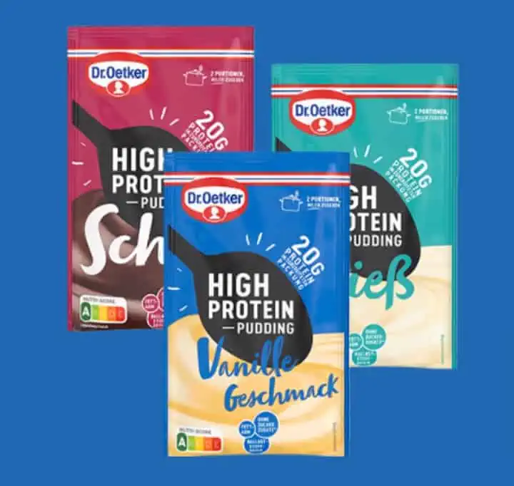 Dr. Oetker High Protein Produkte gratis testen (max. 2 € Erstattung ab dem 01.02.2023)