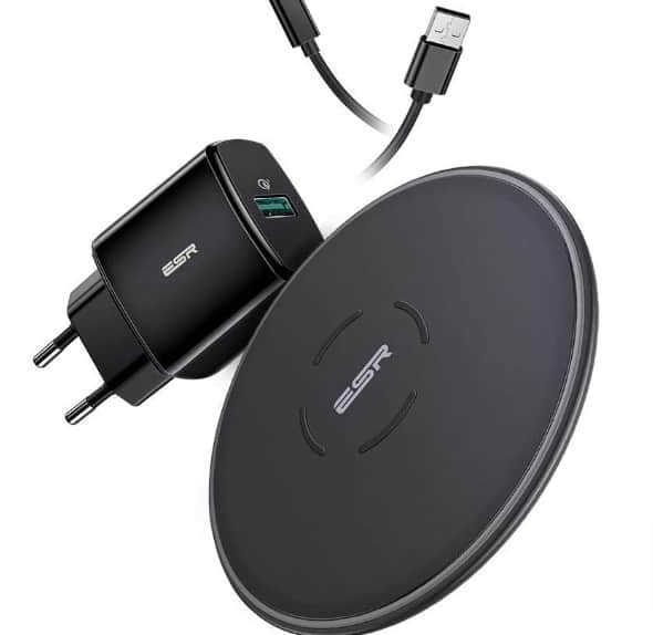 Esr Wireless Charging Set Mit Qc 3 0 Adapter 10W 7 5W Induktions Ladegeraet Kompatibel Mit Iphone Se 2022 12 11 Xr Xs X 8 Samsung Galaxy S22 S21 S21 S21 Ultra S20 S10 S9 S8 Amazon De Elektronik Foto