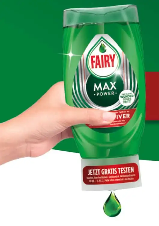Fairy Max Gratis testen Aktion (100 Cashback)