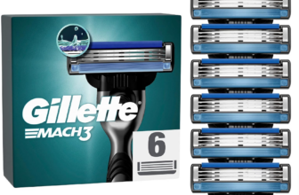 Gillette-Mach3-Rasierklingen-6-Ersatzklingen-für-Nassrasierer