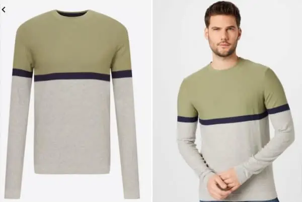 Jack & Jones Herren Pullover in Tri-Color-Optik (Gr. S bis XL) für 13,14 € inkl. Versand (statt 21,90 €)