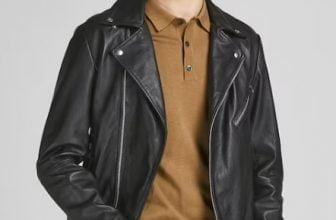 Jack Jones Lederjacke Blapacko