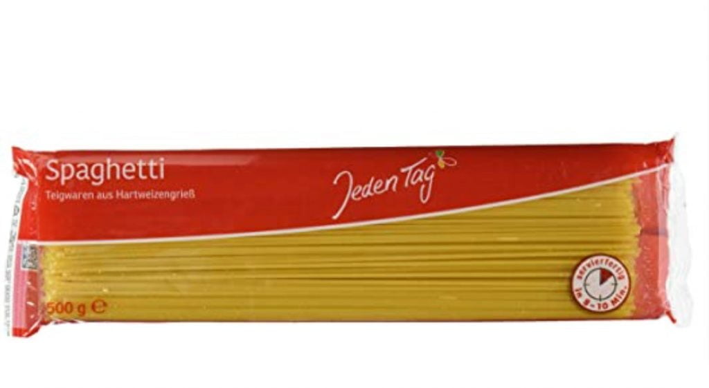 Jeden Tag Nudeln Spaghetti 500 G Amazon.de Lebensmittel Getränke