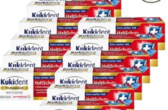 Kukident Haftcreme HaftSchutz 12x40 g Amazon de Drogerie Koerperpflege