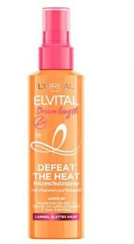 LOréal Paris Elvital Hitzeschutzspray für langes glattes Haar Leave In Haarkur gegen Frizz Ohne