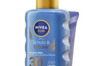 NIVEA SUN Schutz Braeune Sonnenspray LSF 30 inkl gratis Reisegroesse 200 ml 30 ml Sonnencreme mit Pro Melanin Extrakt Sonnenschutz mit UVA UVB Filtersystem Amazon de Beauty