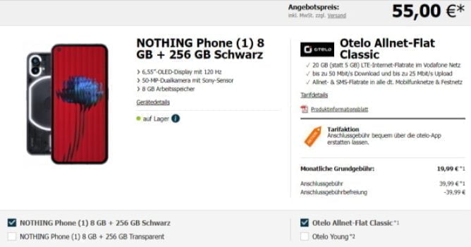 Nothing Phone Otelo Allnet Flat 1 e1663085324336