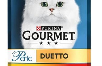 PURINA GOURMET Perle Duetto Katzenfutter nass mit Huhn und Rind 26er Pack 26 x 85g Amazon de Haustier