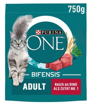 PURINA ONE BIFENSIS Adult Katzenfutter trocken, reich an Rind, er Pack ( x g) Amazon.de Haus