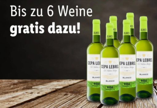 Pakete mit gratis Weinen sichern