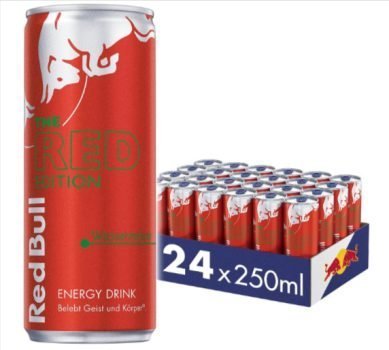 Red Bull Energy Drink Red Edition Getraenke Wassermelone 24 x 250ml EINWEG Amazon de Lebensmittel Getraenke