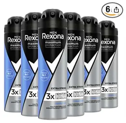 Rexona Men Maximum Protection Deodorant Spray Cobalt Dry 6 Stk. für 8,80 € inkl. Prime-Versand (statt 16,74 €)