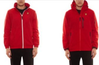 Scuderia Ferrari Herren Windbreaker Regen Jacke mit Kapuze e1661788492491