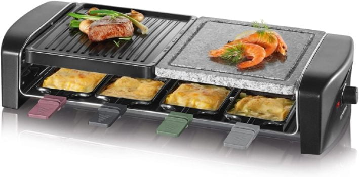 Severin RG 9645 Raclette mit Naturgrillstein e1660077788177