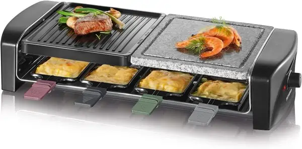Severin RG 9645 Raclette mit Naturgrillstein für 29,00 € inkl. Versand (statt 42,82 €)