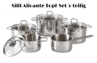 Silit Alicante Topf Set 5 teilig e1660375874391