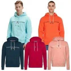 Tommy Hilfiger Organic Cotton Blend Logo Hoody (5 Farben, Gr. S bis XXXL) je 43,94 € inkl. Versand (statt 59,49 €)
