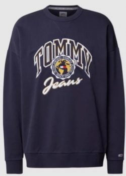 Tommy Jeans Sweatshirt mit Label Stitching