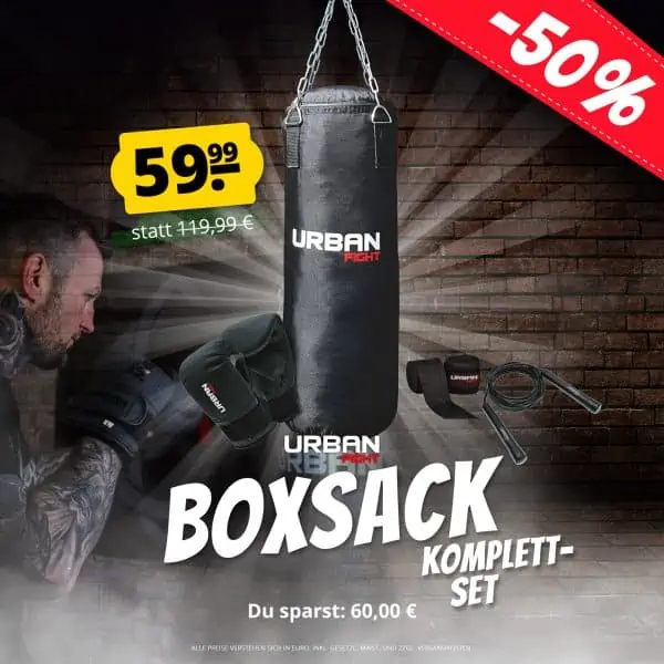 URBAN FIGHT Boxsack Komplettset für 59,99 € inkl. Versandf