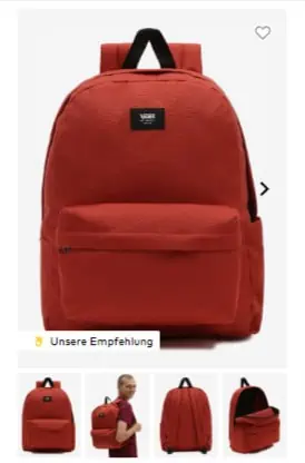 Vans Old Skool III Rucksack in Rot für 16,00 € inkl. Versand (statt 27,00 €)
