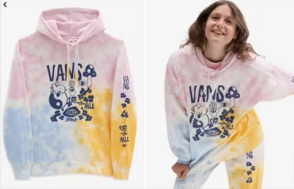 Vans Mascy Daze Tri-dye Hoodie (Gr. XXS bis XL) für 32,00 € inkl. Versand (statt 43,95 €)