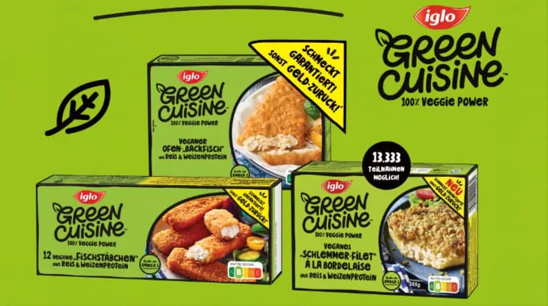 Gratis testen: Iglo Green Cuisine Vegane Produkte (GzG)