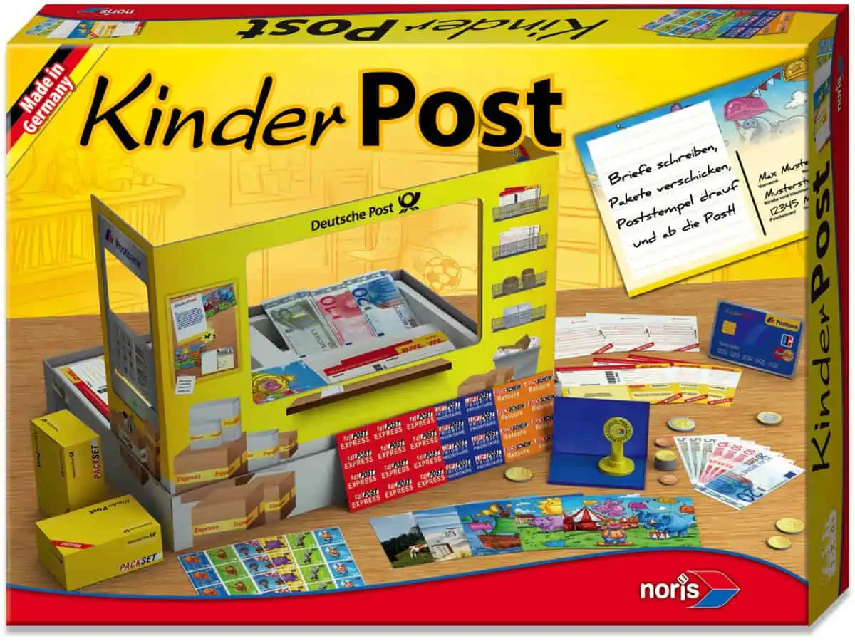 Noris 606011236 Kinderpost – Klassisches Kinder Rollenspiel für 7,99 € [Prime] statt 12,94 €