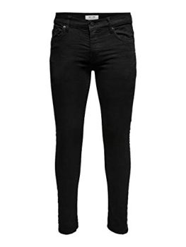 only sons herren onsloom black dcc 0448 noos slim jeans black denim 32w