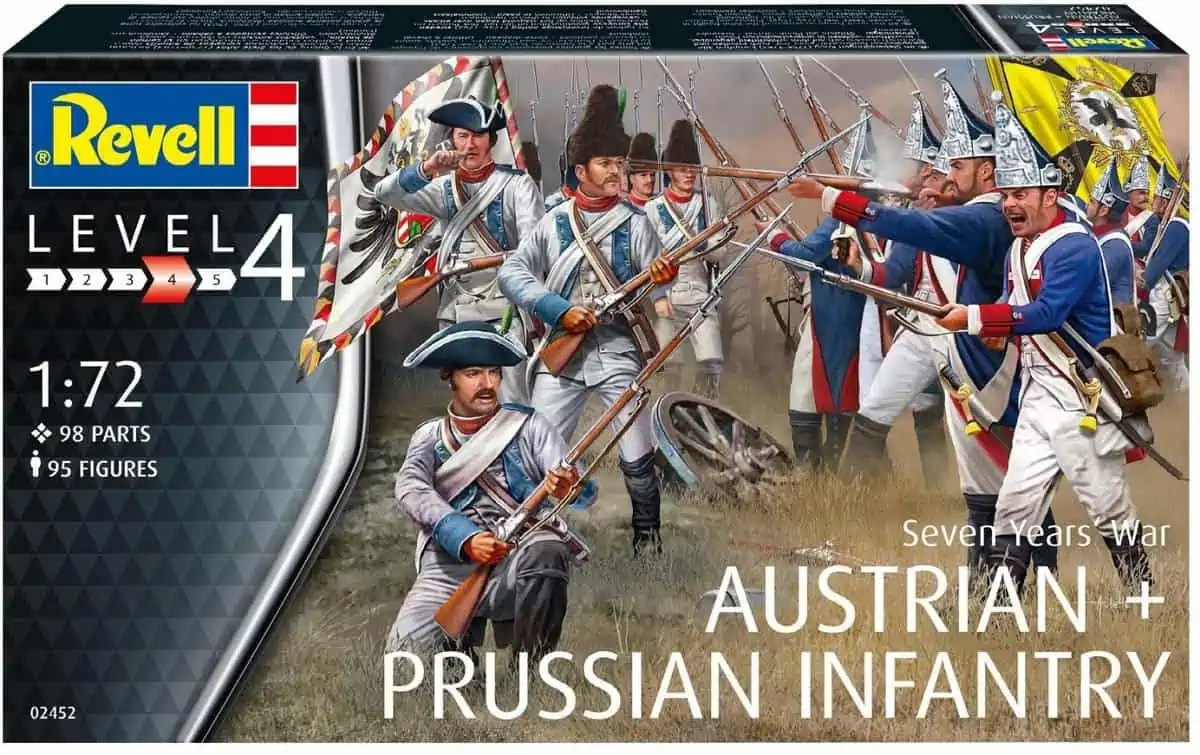Revell Seven Year War Austrian + Prussian Infantry Modellbausatz für 11,30 € inkl. Versand statt 22,69 €