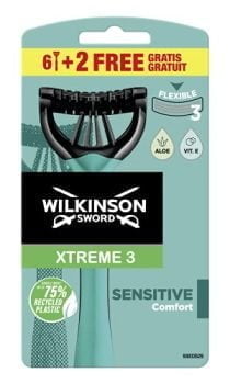 wilkinson xtreme 3 pure sensitive rasierklingen 8stck