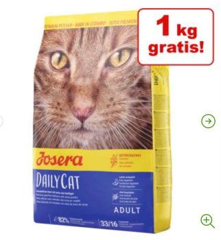 1 kg gratis 2 kg Josera Katzenfutter kaufen   zooplus