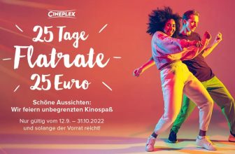 25 Tage Ticket Cineplex Koenigsbrunn