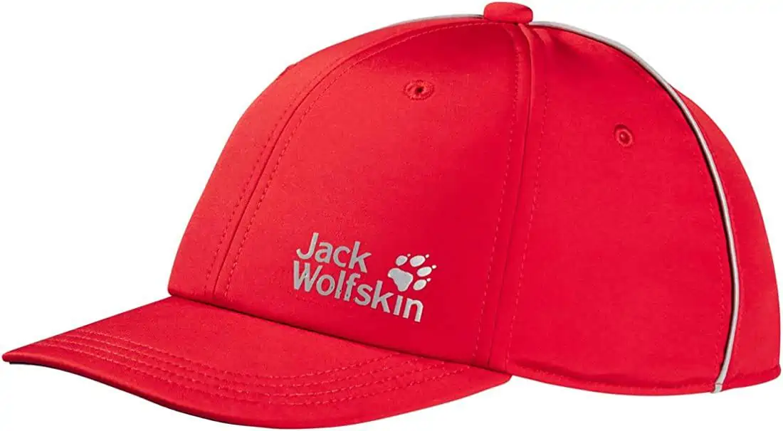 Jack Wolfskin Unisex Kinder Baseballkappe Active in rot für 11,19 € [Prime] statt 14,14 €