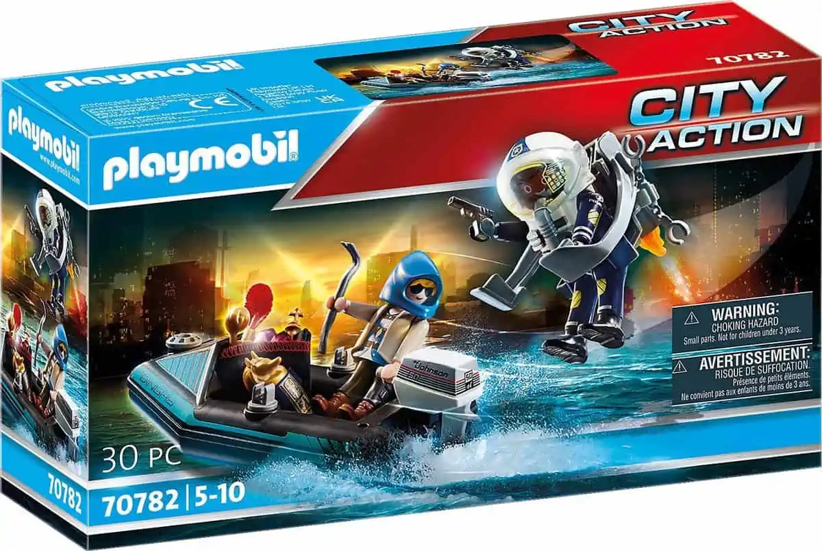 PLAYMOBIL 70782 Polizei-Jetpack: Festnahme des Kunsträubers für 7,05 € inkl. Prime-Versand statt 12,00 €