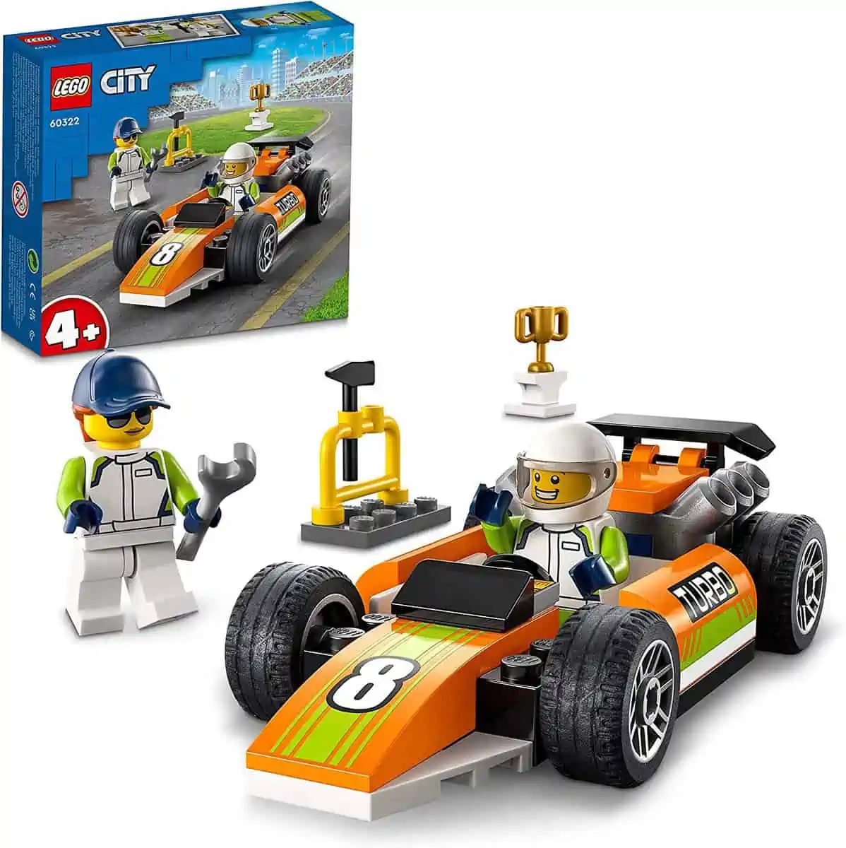LEGO City Rennauto (60322) für 6,54 € inkl. Prime-Versand (statt 9,99 €)
