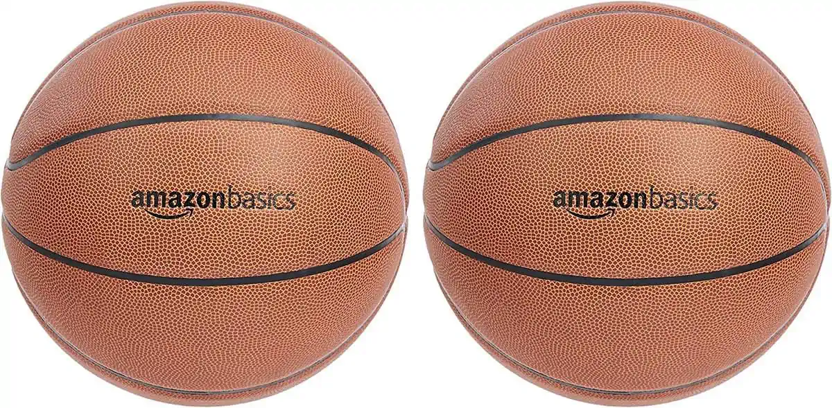 2er-Pack Amazon Basics – Basketball (Größe 6, inklusive Ballpumpe) für 25,08 € [Prime] statt 40,99 €