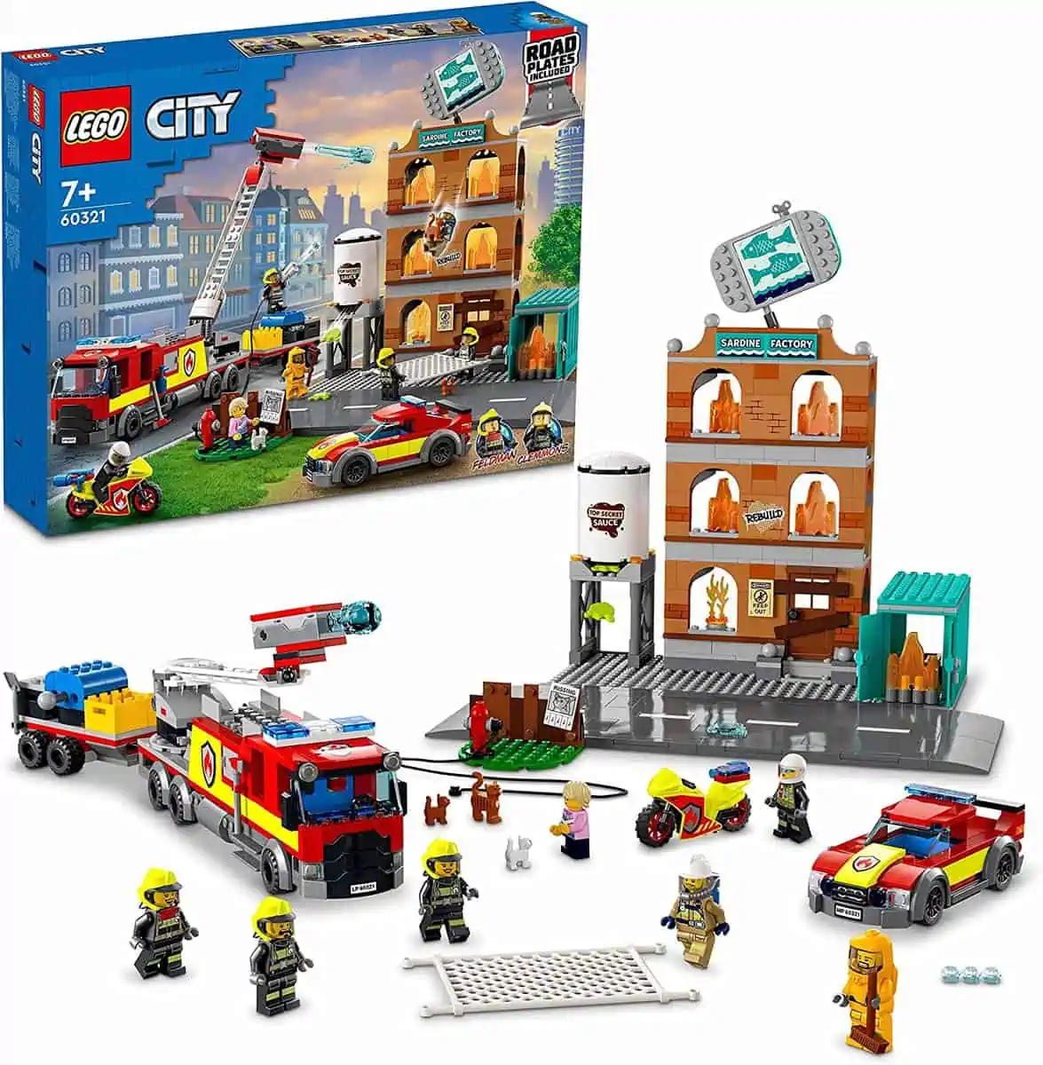 LEGO City – Feuerwehreinsatz mit Löschtruppe (60321) für 54,90 € inkl. Versand statt 66,66 €