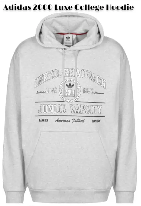Adidas 2000 Luxe College Hoodie (Gr. S bis 2XL) für 27,94 € inkl. Versand