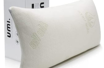 Amazon Brand – Umi Memory Foam Kopfkissen Orthopaedische Kissen nackenstützkissen für Magen Seiten