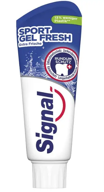 SIGNAL Zahnpasta Sport Gel Fresh, 12er Pack (12 x 75 g) ab 8,26 € inkl. Prime-Versand (statt 11,40 €)