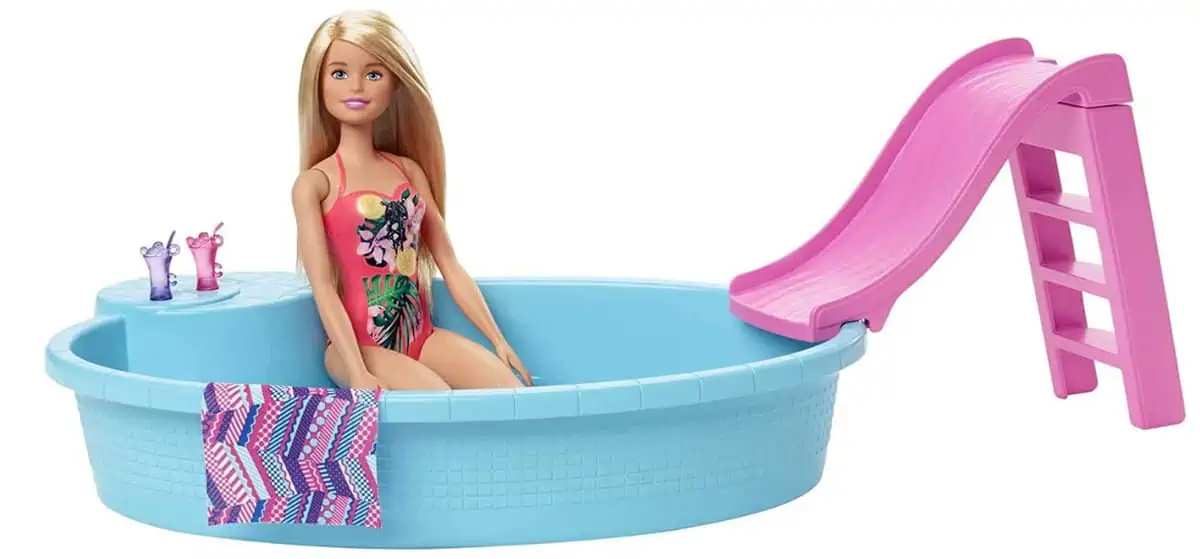 Barbie GHL91 – Pool mit Rutsche und Puppe für 13,74 € inkl. Versand (statt 19,45 €)