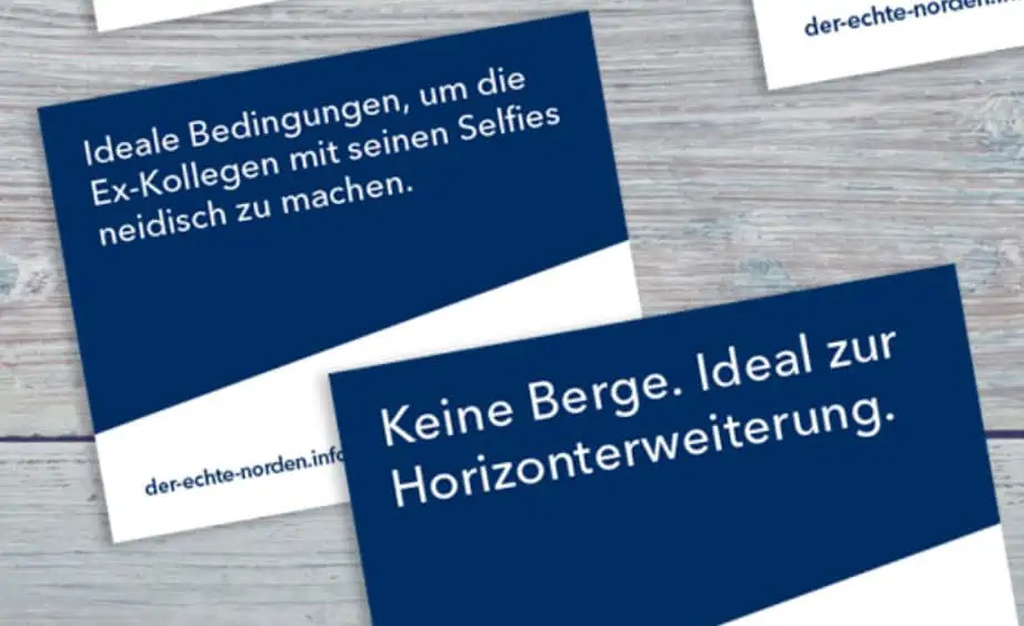 Gratis Aufkleber & Postkarten mit lustigen Sprüchen aus dem Norden