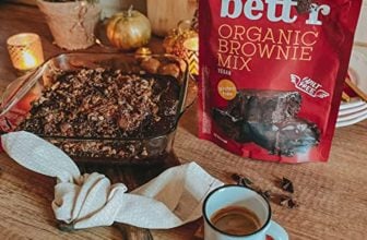 Bett r Organic Brownie Mix Bio Vegane Gluten free Brownies Mit Reichhaltigem Kakaogeschmack 6 x 400g jeweils 15 Portionen Amazon de Lebensmittel Getränke