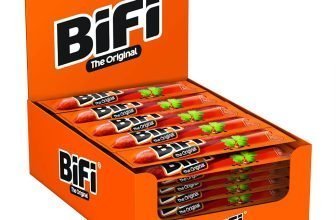 Bifi Original – 40er Pack 40 x 225 g – herzhafter Salami Fleischsnack – geräucherte Mini Wurst al