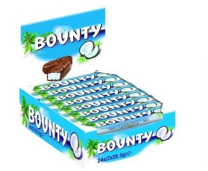 Bounty Vollmilch 24er Pack 24 x 57 g   Amazon.de  Lebensmittel Getränke