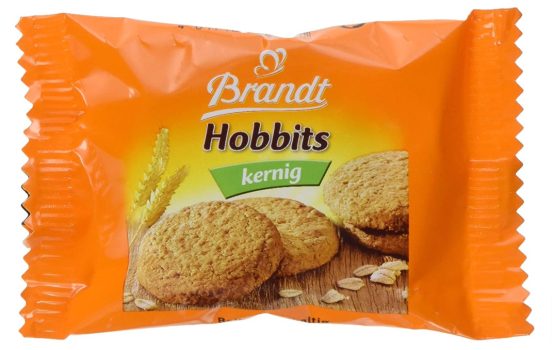 Brandt Hobbits Kernig 2er Packs Cateringkarton mit 60 Packungen ballaststoffreicher Vollkornkeks mit Haferflocken 60 x 22 8 g Amazon de Lebensmittel Getraenke